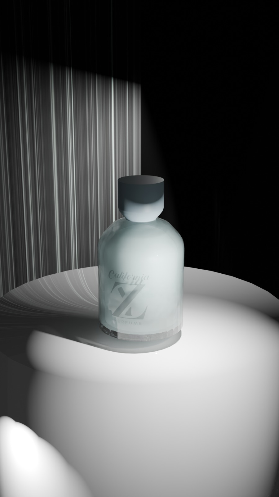 Render botol parfum